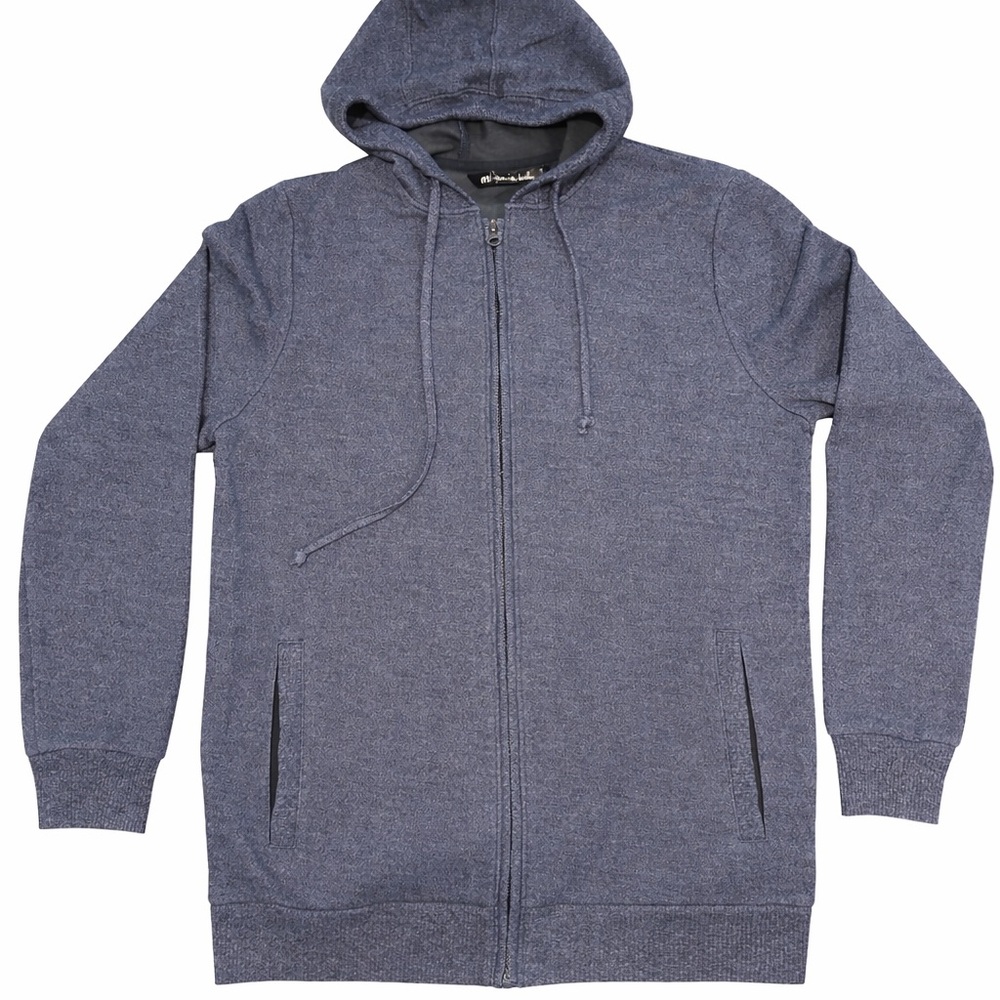 TravisMathew blue  Full Zip Hoodie Jacket | Athletic Casual Sweatshirt Size M